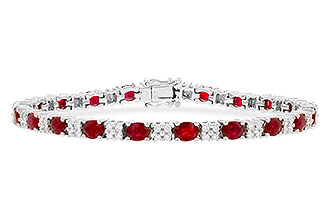 A045-92607: BRACELET 7.10 RUBY 7.92 TGW