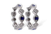 A046-82552: EARRINGS .20 SAPP .25 TGW