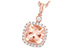 A232-29870: NECK 1.09 MORGANITE 1.26 TGW (7MM MORG)