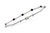 A233-19907: BRACELET 1.62 SAPP 2.20 TGW
