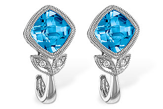 A233-25343: EARR 2.12 BLUE TOPAZ 2.14 TGW