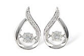 A234-10807: EARRINGS .37 TW