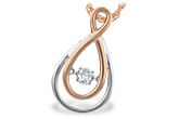 A234-15334: NECKLACE .14 TW