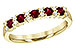 A235-92634: LDS WED RG .44 RUBY .58 TGW