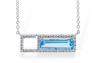 A319-57125: NECK 1.44 BLUE TOPAZ 1.60 TGW