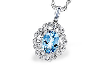 A319-57152: NECK .98 AQUA 1.12 TGW (8x6MM AQ)