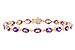 A319-57161: BRACELET 6.86 TW AMETHYST 6.90 TGW