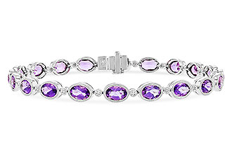 A319-57161: BRACELET 6.86 TW AMETHYST 6.90 TGW