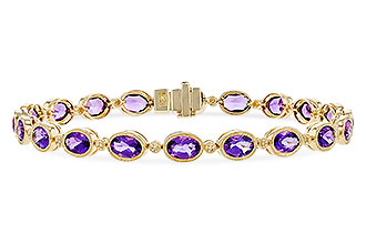 A319-57161: BRACELET 6.86 TW AMETHYST 6.90 TGW