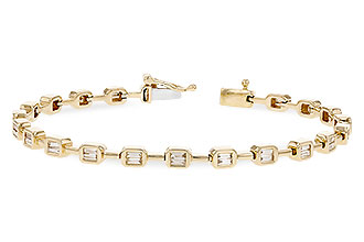 A319-59861: BRACELET .90 TW BAGUETTE