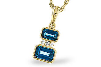 A320-48061: NECK .95 TW LONDON BLUE TOPAZ .98 TGW