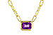 A320-51716: NECKLACE .82 AMETHYST (18")