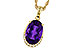 A320-54370: NECKLACE 2.70 AMETHYST 2.76 TGW (12x8MM OV)