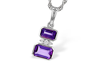 A320-54398: NECK .72 TW AMETHYST .75 TGW