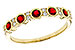 A320-54425: LDS WED RG .33 TW RUBY .45 TGW