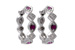 B046-82552: EARRINGS .20 RUBY .25 TGW