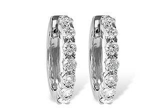 B231-39843: EARRINGS 1.00 CT TW