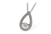 B232-35343: NECKLACE .38 TW