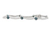 B234-10779: BRACELET .93 BLUE DIAS 1.62 TW
