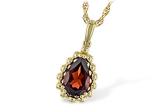 B235-04443: NECKLACE 1.38 CT GARNET