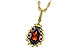 B235-04443: NECKLACE 1.38 CT GARNET