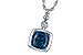 B235-94379: NECK 1.50 LONDON BLUE TOPAZ 1.54 TGW