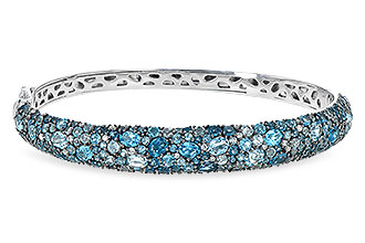B235-94425: BANGLE 7.60 BLUE TOPAZ 7.85 TGW