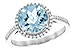 B235-97125: LDS RG 2.08 AQUAMARINE 2.27 TGW