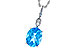 B235-98998: NECK 2.84 BLUE TOPAZ 2.87 TGW (10x8MM BT)