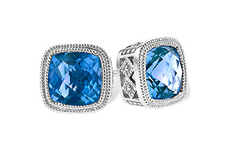 B318-65279: EARR 2.20 TW BLUE TOPAZ