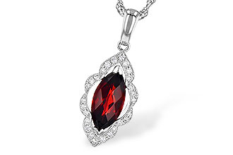 B318-71652: NECK 1.25 GARNET 1.36 TGW