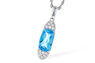 B319-55307: NECK 2.02 BLUE TOPAZ 2.12 TGW