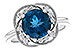 B319-58079: LDS RG 2.90 LONDON BLUE TOPAZ 3.05 TGW (9MM LBT)