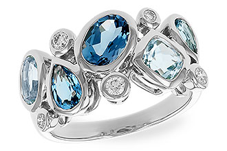 B319-60734: LDS RG 2.57 BLUE TOPAZ TW 2.75 TGW
