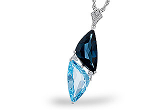 B320-48052: NECK 6.87 BLUE TOPAZ 6.97 TGW