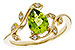 B320-48070: LDS RG 1.16 PERIDOT 1.22 TGW (8x6MM PER)