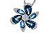 B320-49852: NECKLACE 3.03 BLUE TOPAZ 3.22 TGW