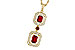 B320-49907: NECK 1.22 TW RUBY 1.43 TGW