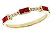 B320-50734: LDS WED RG .34 RUBY .41 TGW