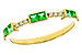 B320-50798: LDS WED RG .23 TW EMERALD .30 TGW