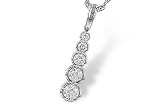 B320-51679: NECKLACE .50 TW