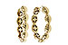 B320-51725: GOLD EARRINGS (18MM)