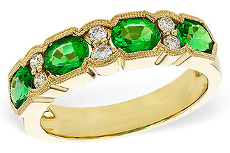 B320-53525: LDS WED RG 1.20 EMERALD 1.38 TGW (5x4MM EMER)