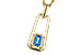B320-54425: NECKLACE .33 BLUE TOPAZ .40 TGW (5x3MM BT)