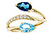 B321-37125: LDS RG 3.56 TW BLUE TOPAZ 3.70 TGW (8x5MM BT)