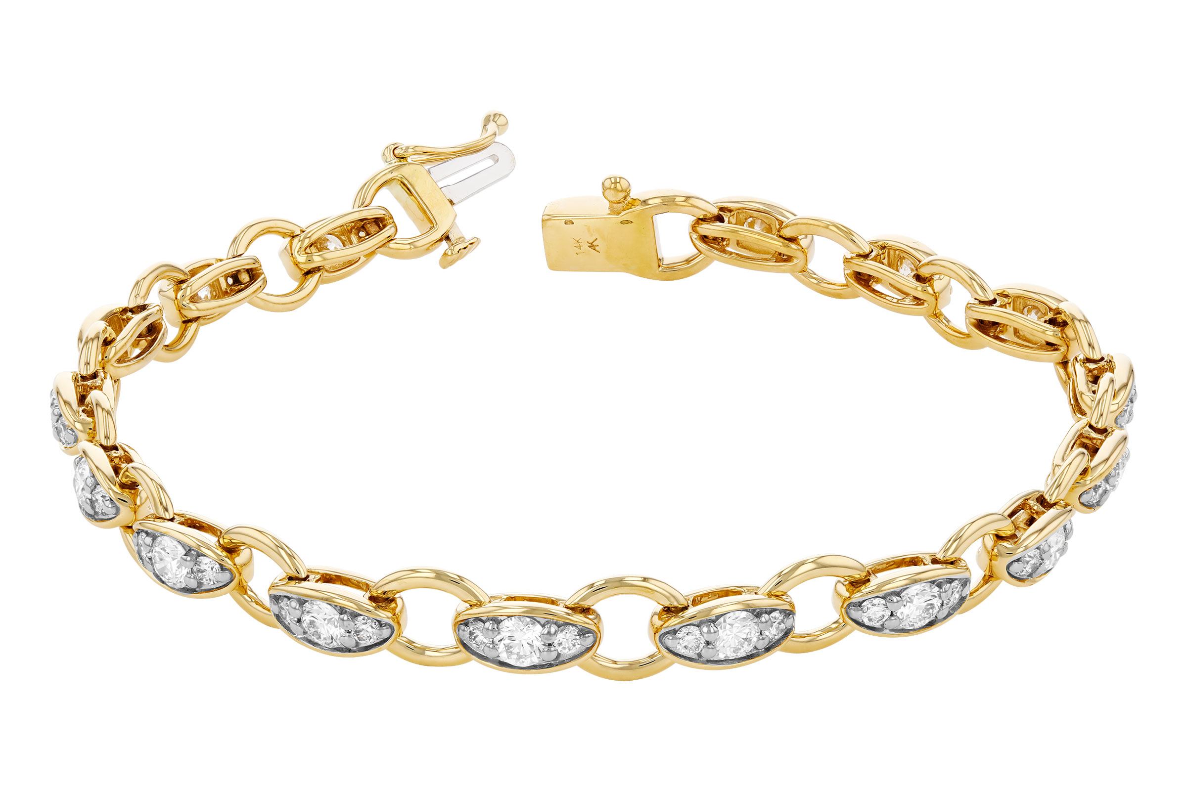 B321-38079: BRACELET 2.20 TW (7")