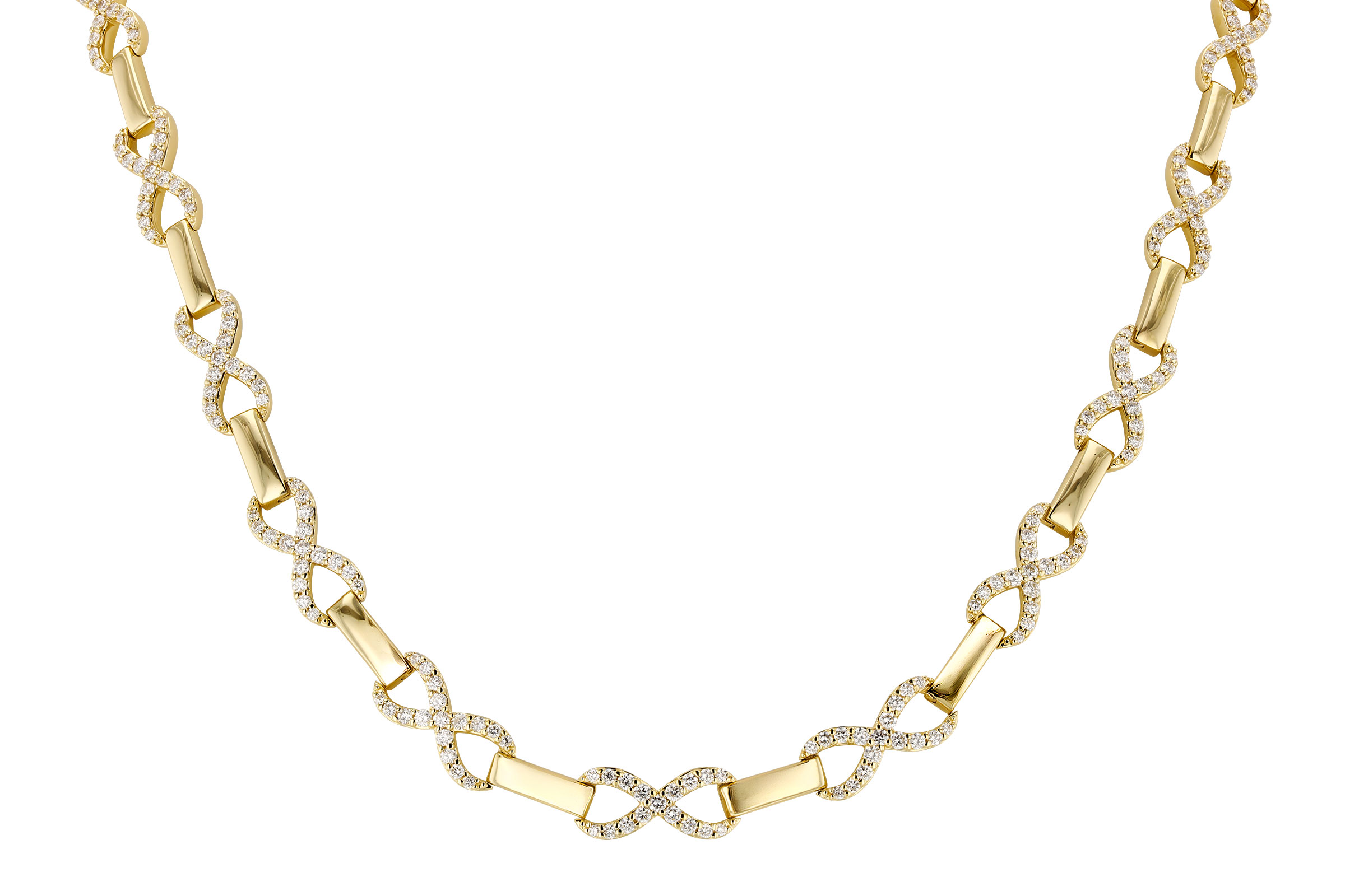 B321-38970: NECKLACE 2.20 TW (17")