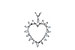 C052-30807: HEART PENDANT .23 TW