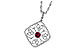 C232-29870: NECKLACE .28 RUBY .34 TGW
