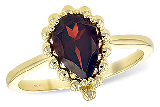 C235-04443: LDS GARNET RING 1.38 CT